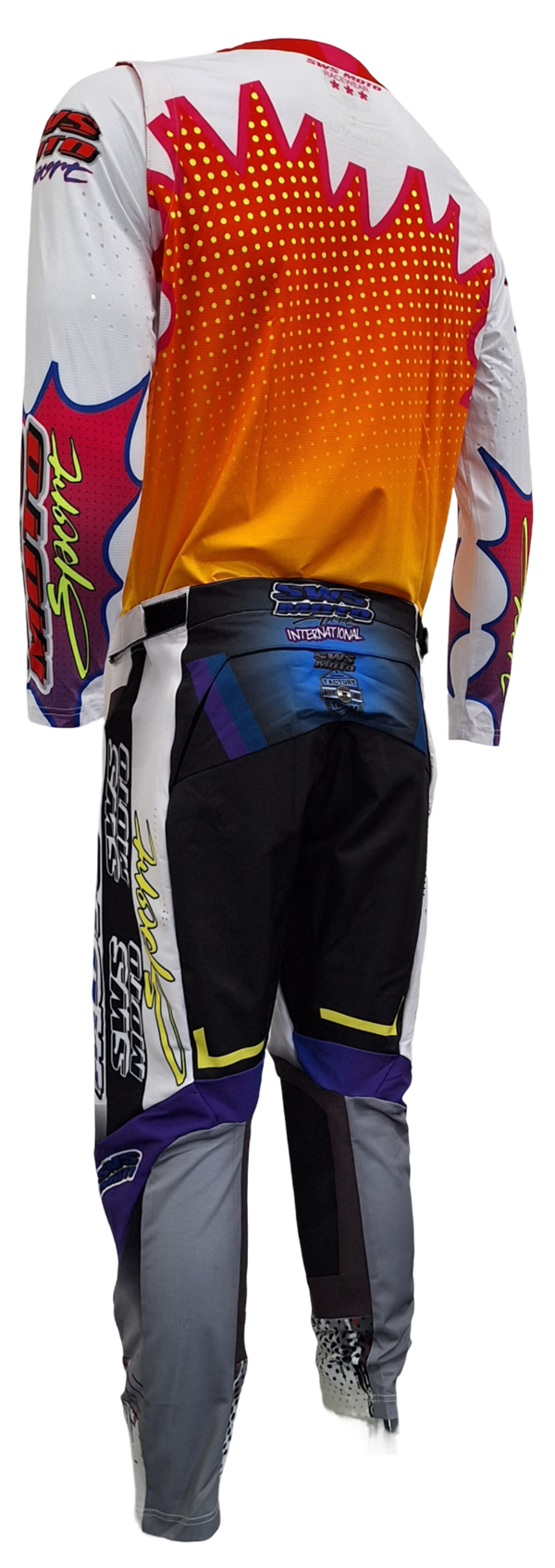 SWS Moto Sport Team Kit Yellow Multi