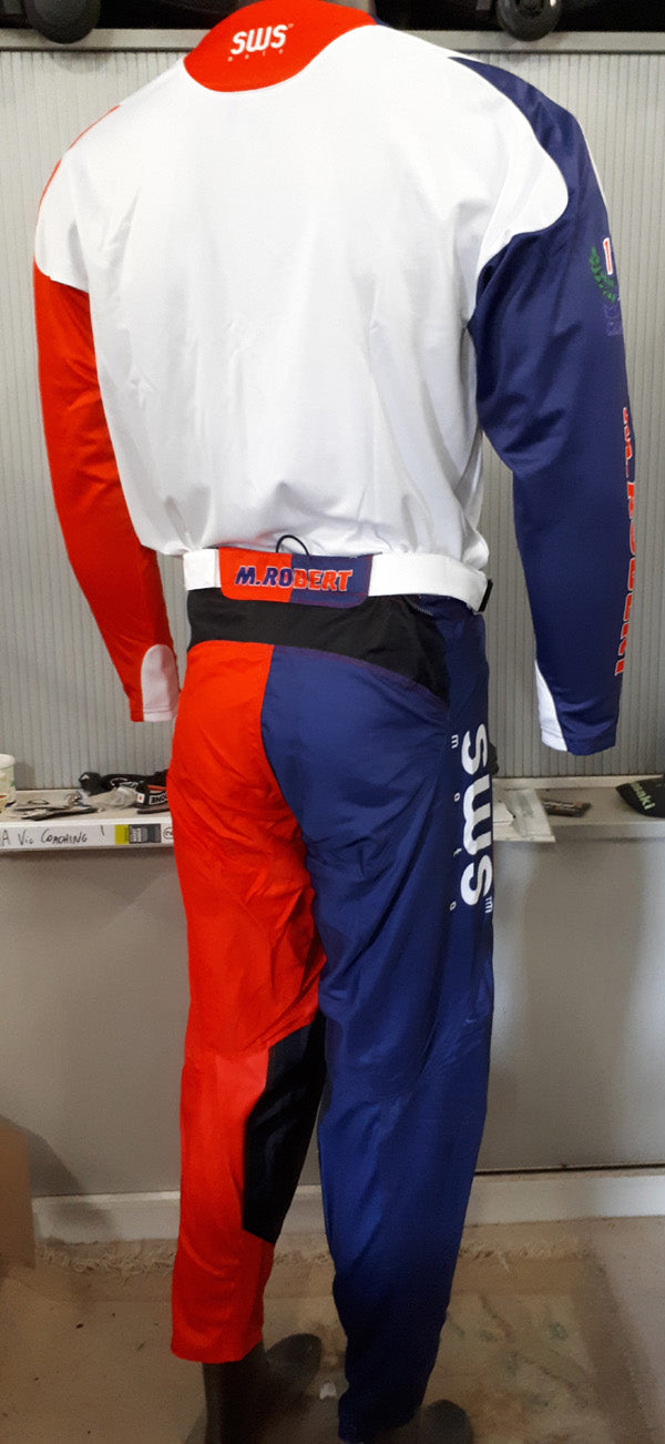 M Robert MRT Pants Blue Red