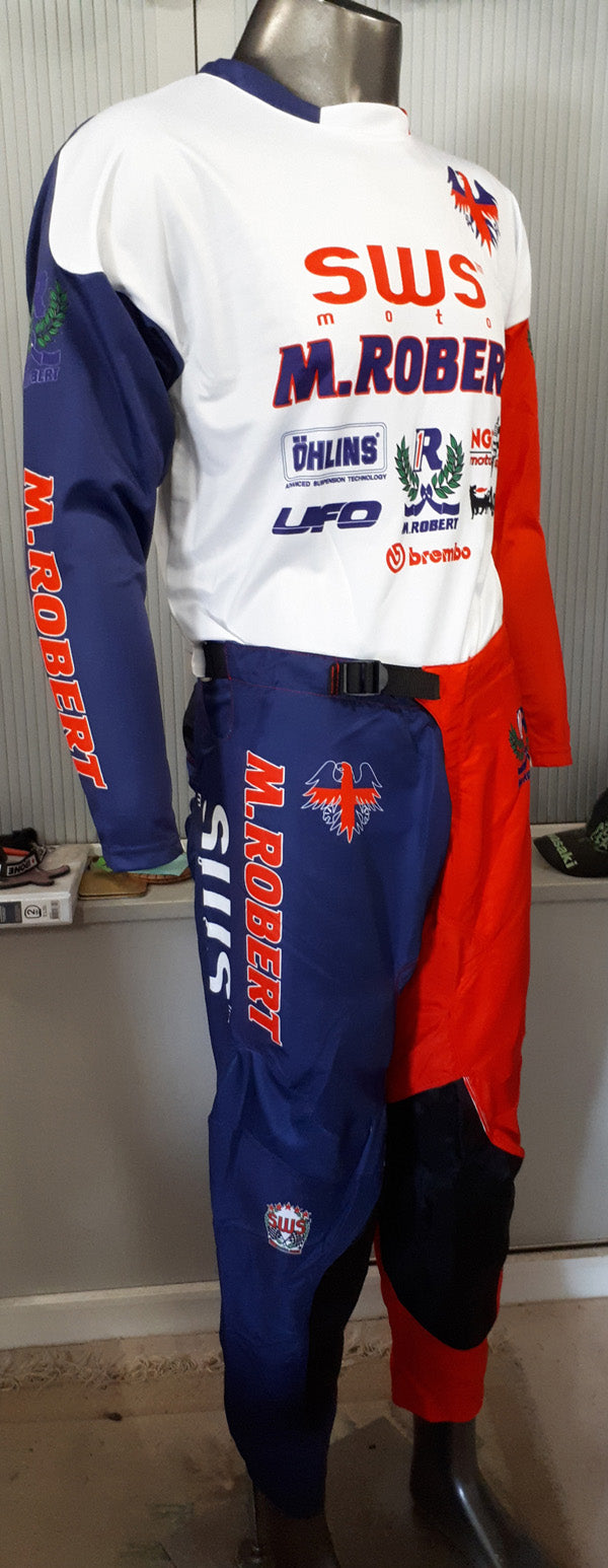 M Robert jersey MRT White Red Blue