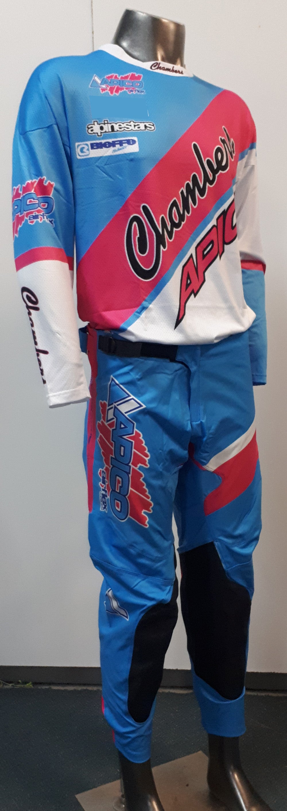 SWS Moto Apico Pants Blue Pink