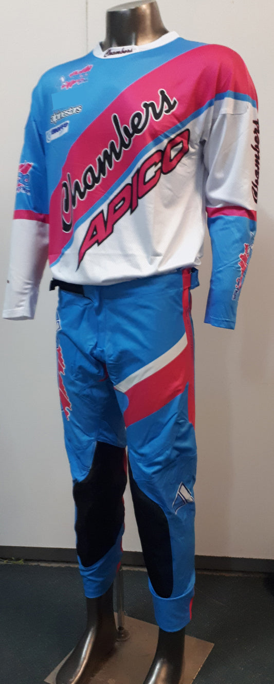 SWS Moto Apico Pants Blue Pink