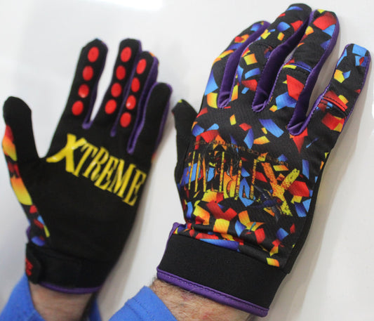 Confetti Black Gloves