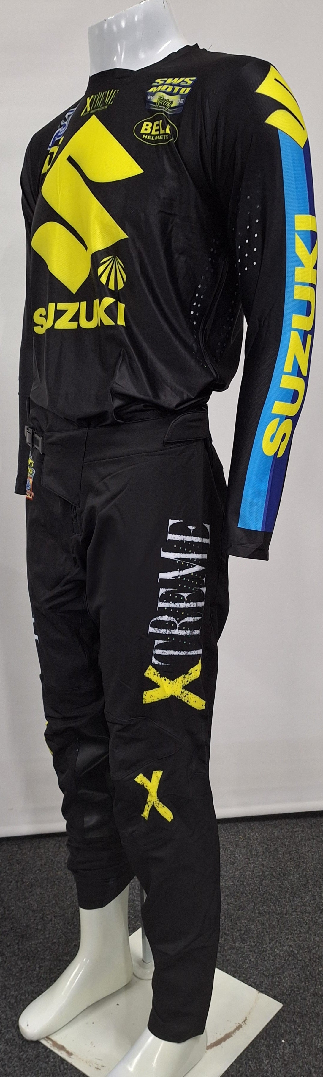 Xtreme Moto GP AirFlex Suzuki Jersey Black - Yellow
