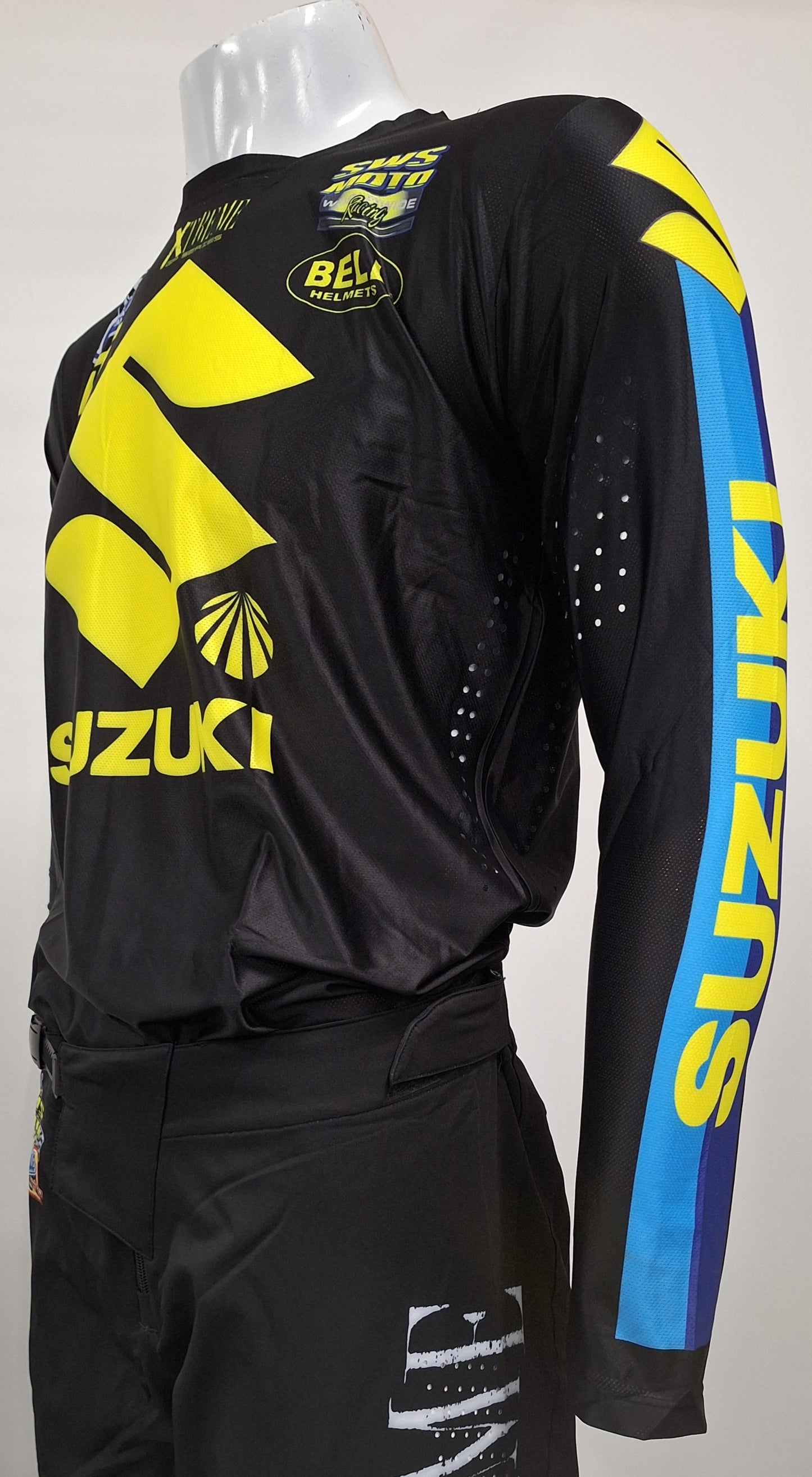 Xtreme Moto GP AirFlex Suzuki Jersey Black - Yellow