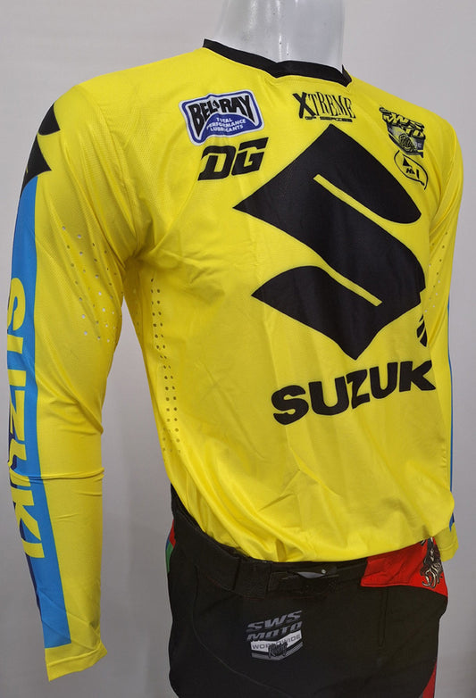 Xtreme Moto GP AirFlex Suzuki Jersey Yellow - Black