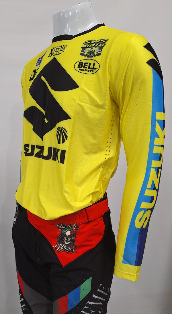 Xtreme Moto GP AirFlex Suzuki Jersey Yellow - Black