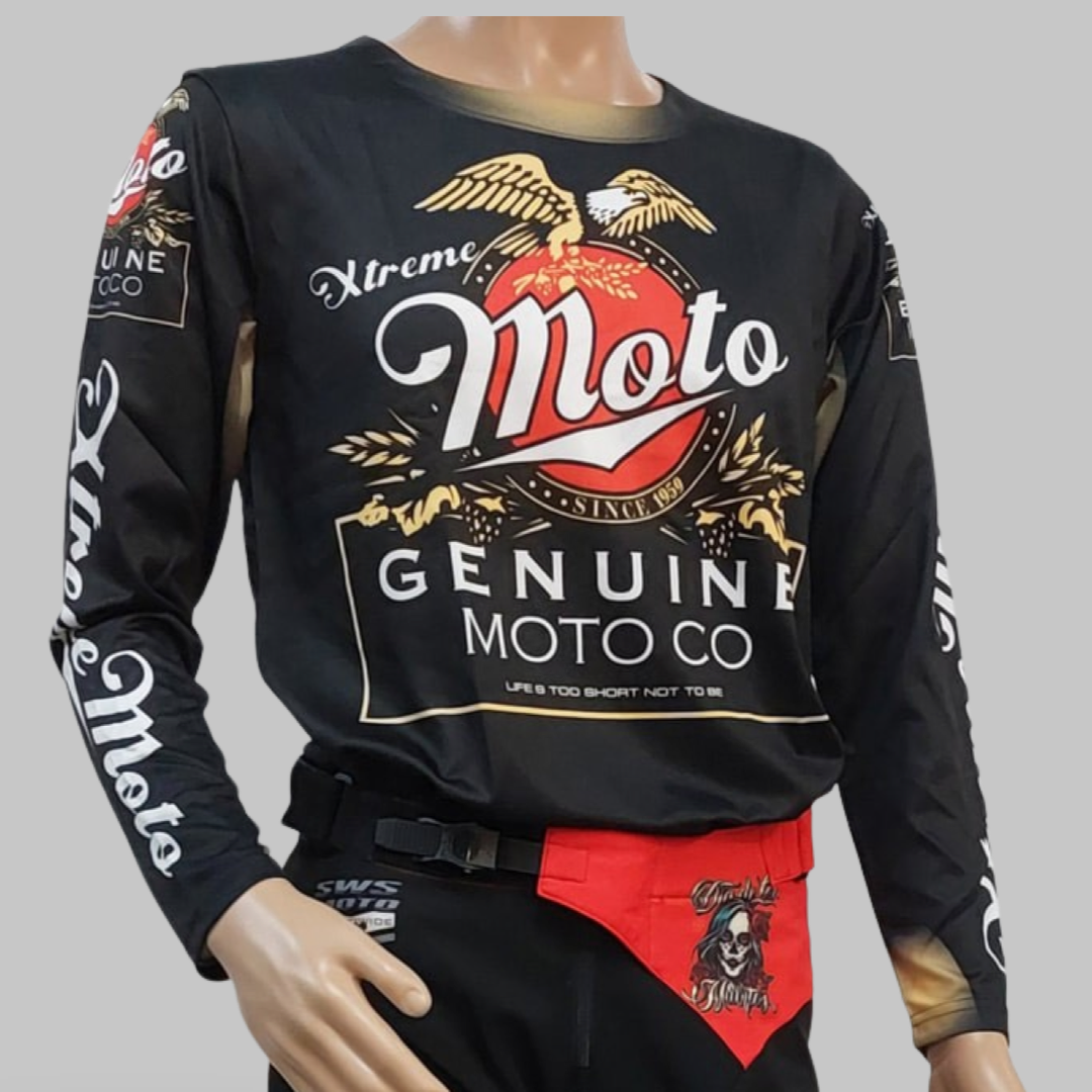 Xtreme GP Jersey Genuine Moto Co Black