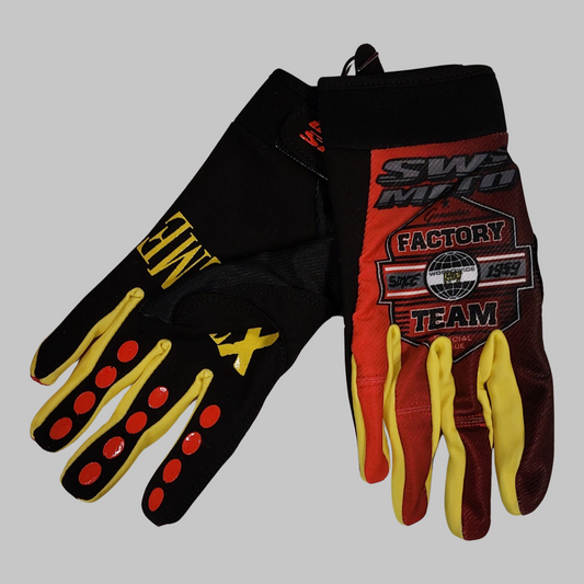 Factory Team Red & Yellow Gloves