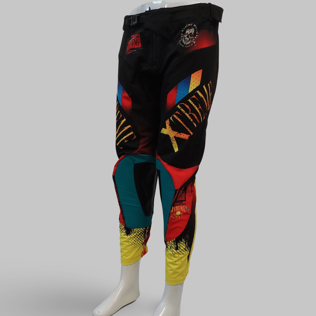 Xtreme Moto Pants Black Multi