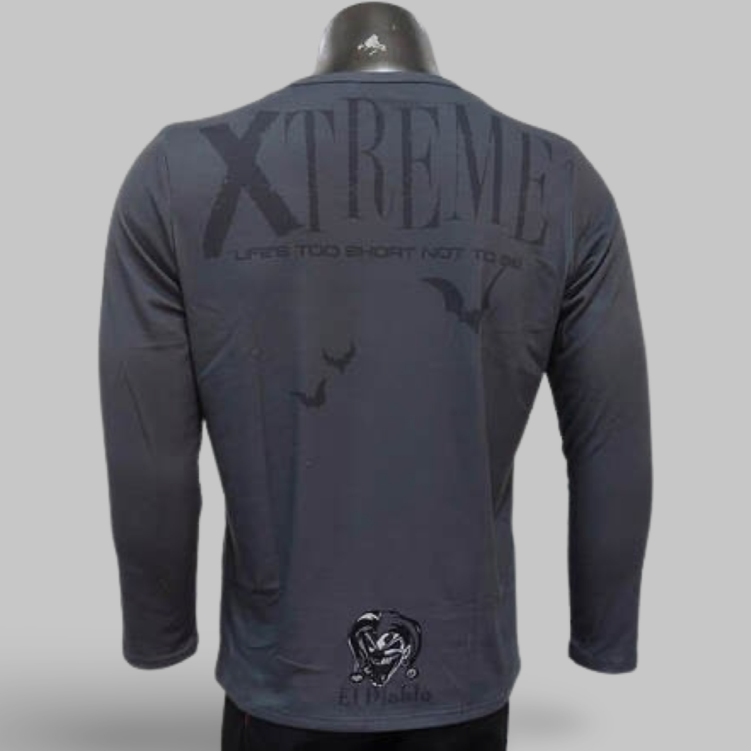 Hart Grey Long Sleeve T-Shirt