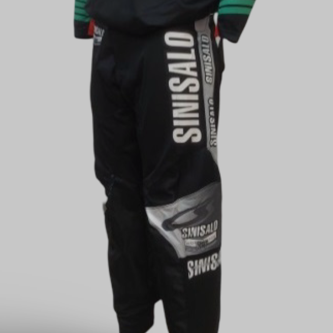 Sinisalo Black - White Pants