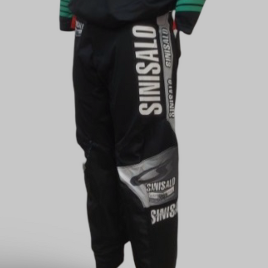 Sinisalo Black - White Pants