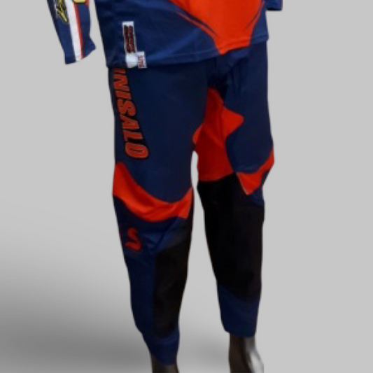 Sinisalo Blue and Red Pants