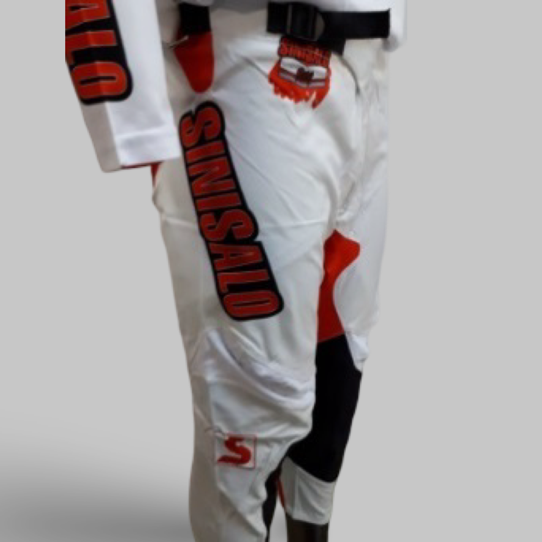 Sinisalo White - Red Pants