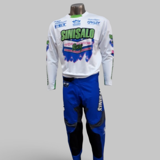 Sinisalo Worldwide Racing White and Green Kit