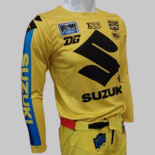 Xtreme Moto GP Suzuki Yellow & Black Jersey