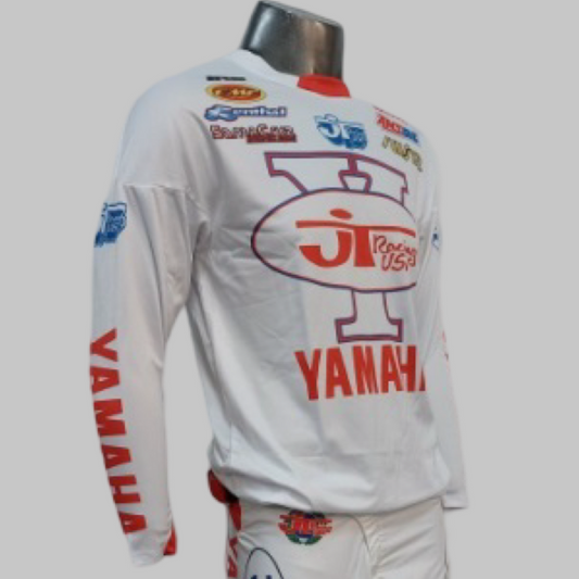 JT Yamaha White, Red & Blue Jersey