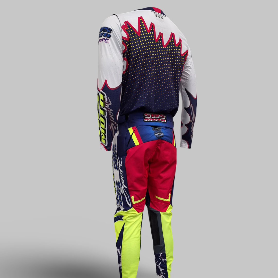 SWS Moto Sport Jersey Purple Multi