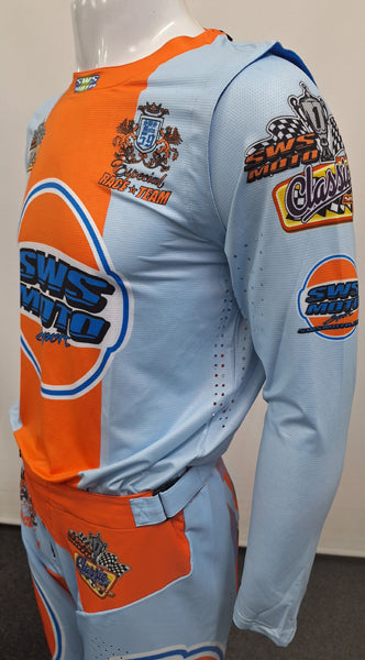 SWS Moto Sport Jersey Gulf Blue / Orange
