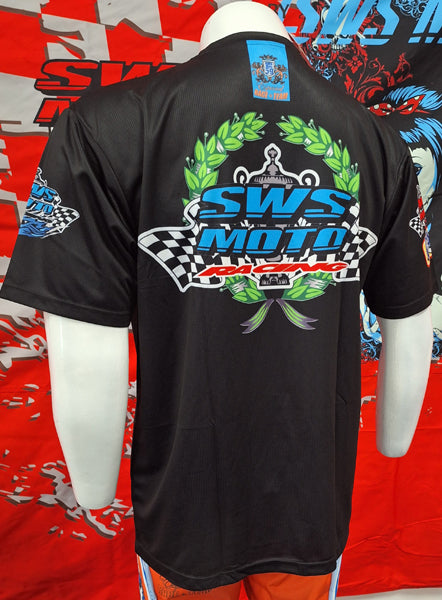 SWS Moto Racing T- Black
