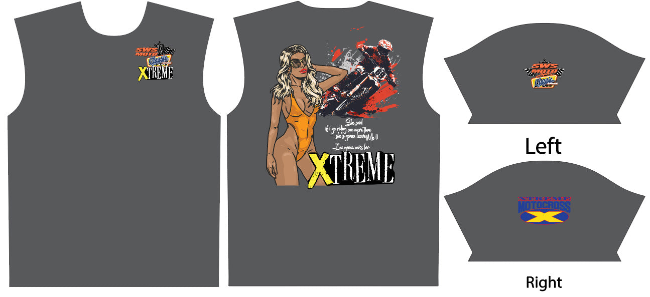 Xtreme Gone Riding T Grey - Coming Soon Pre Order Today