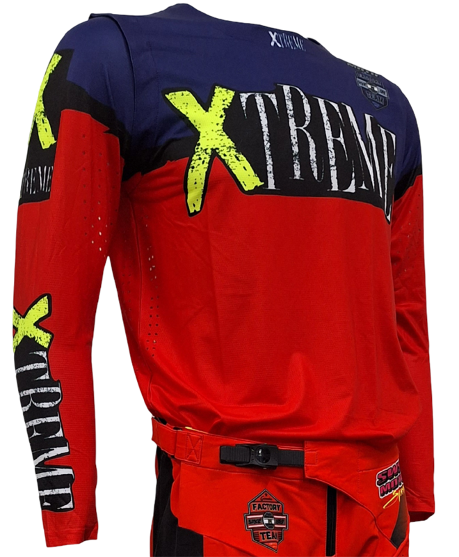 Xtreme Moto Pants Red Multi