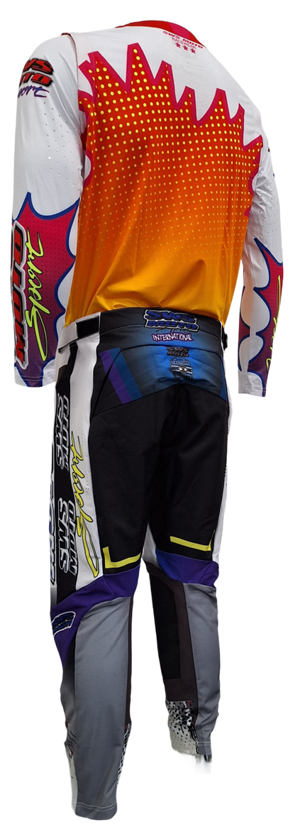 SWS Moto Sport Team Kit Yellow Multi