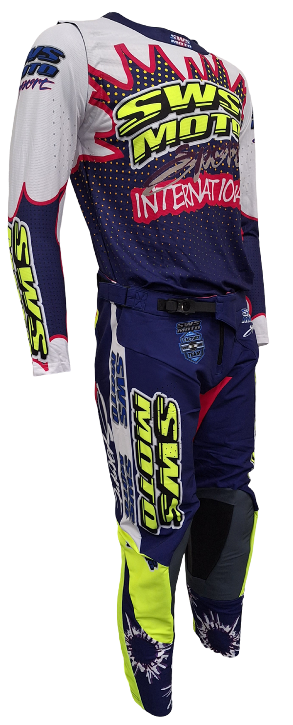 SWS Moto Sport Team Kit Black Pink Multi