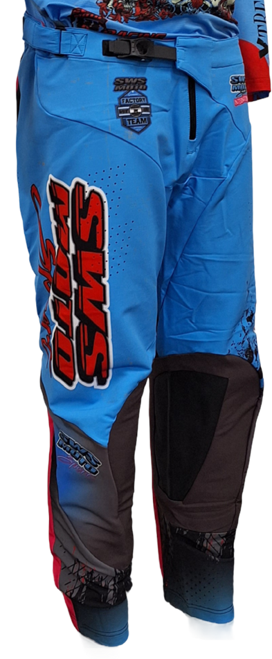 SWS Moto Sport Pants Blue Red