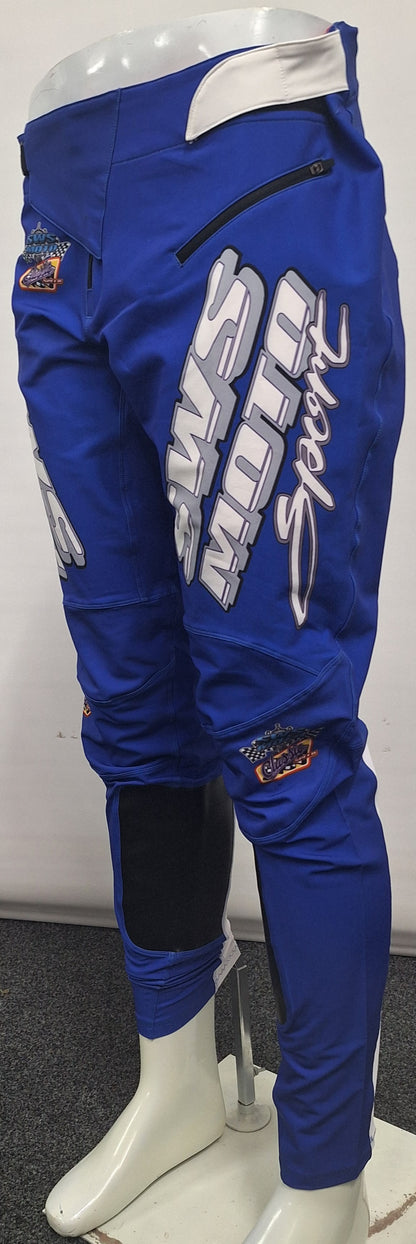 SWS Moto Ultra-Lite Pants Blue White