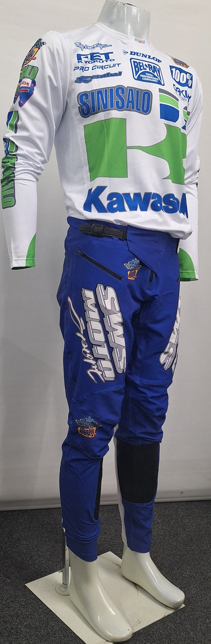 SWS Moto Ultra-Lite Pants Blue White