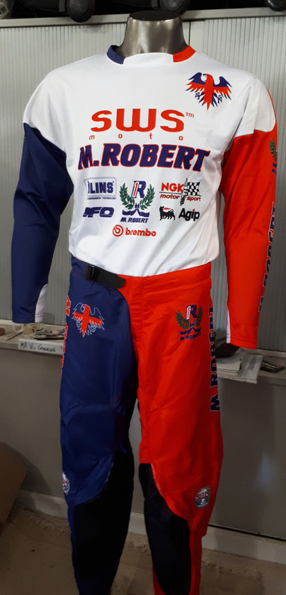 M Robert jersey MRT White Red Blue