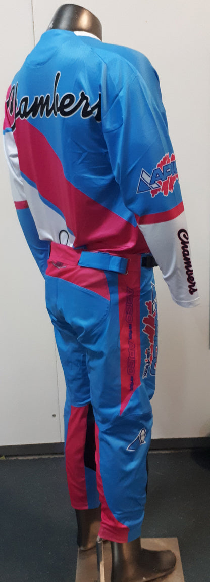 SWS Moto Apico Pants Blue Pink