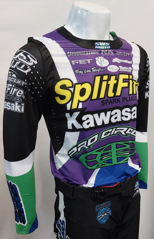 SWS Moto Sport Jersey PC Kawasaki