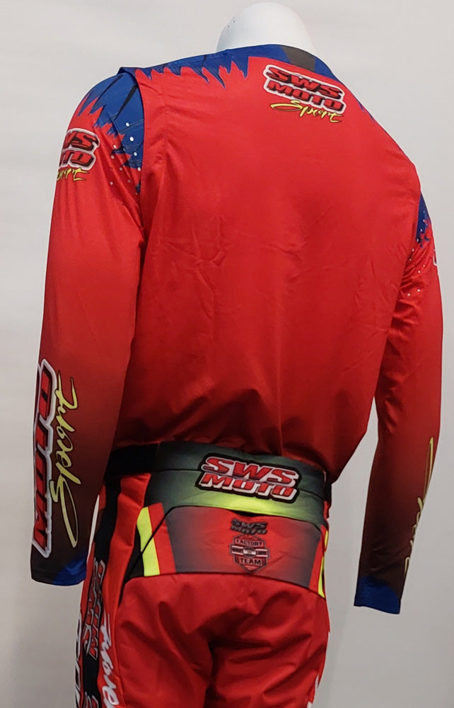 SWS Moto Sport Jersey Kangaroo Red