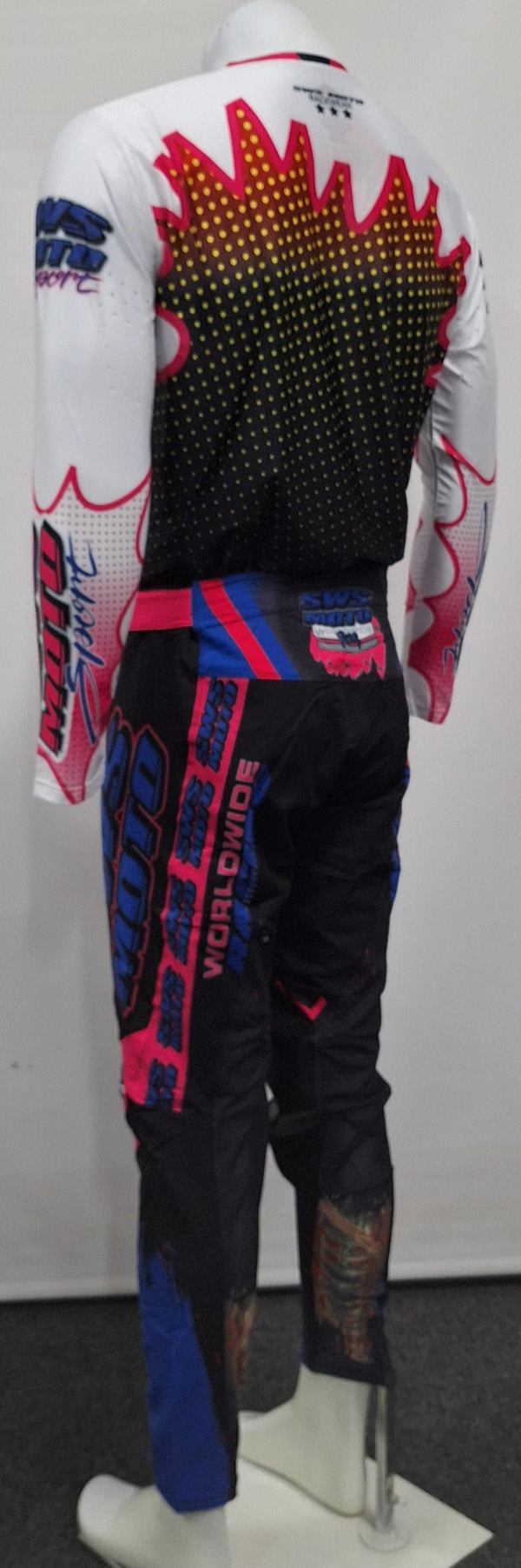 SWS Moto AirFlex Jersey Black Pink Multi