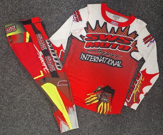 SWS Moto Sport Team Kit Red