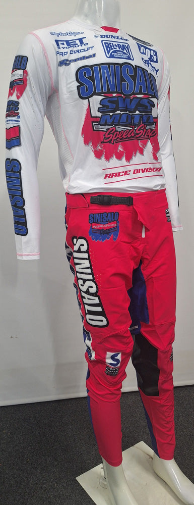 Sinisalo Speed Shop Kit Pink ( Jersey, Pants, gloves )