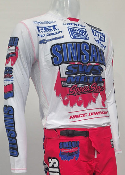 Sinisalo Speed Shop Kit Pink ( Jersey, Pants, gloves )