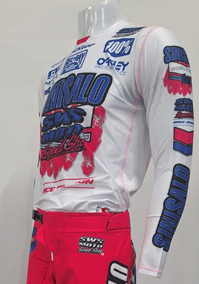 Sinisalo Speed Shop Jersey White Pink