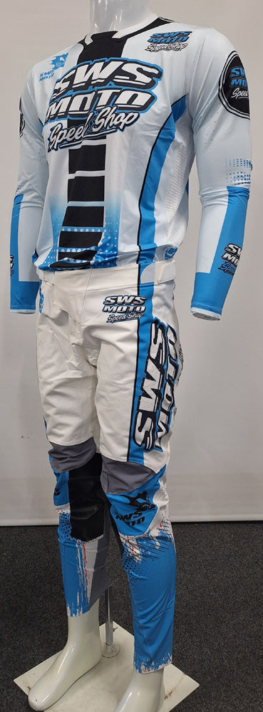 SWS Moto SpeedShop Kit White Blue