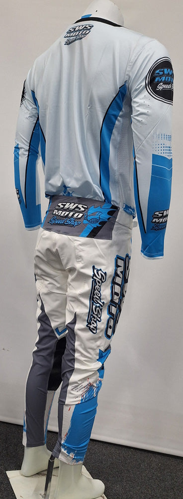 SWS Moto SpeedShop Kit White Blue