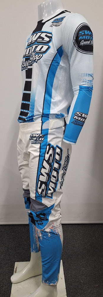 SWS Moto SpeedShop Kit White Blue