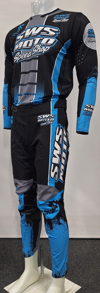 SWS Moto SpeedShop Kit Blue Black
