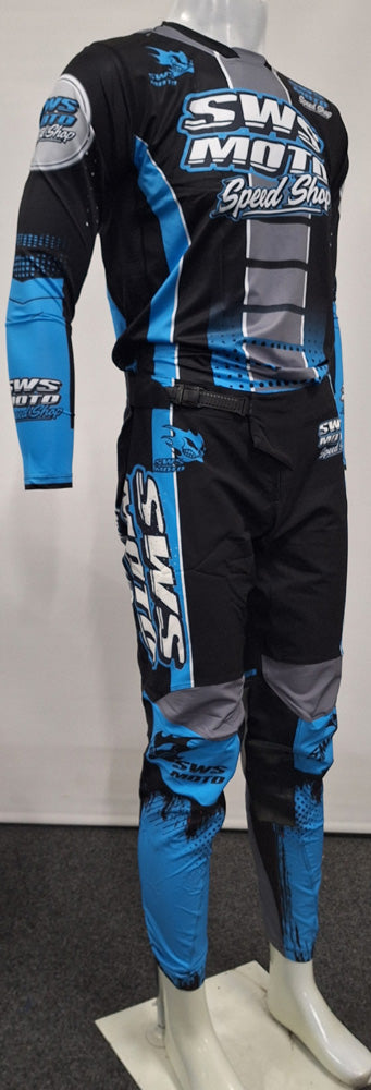 SWS Moto SpeedShop Kit Blue Black