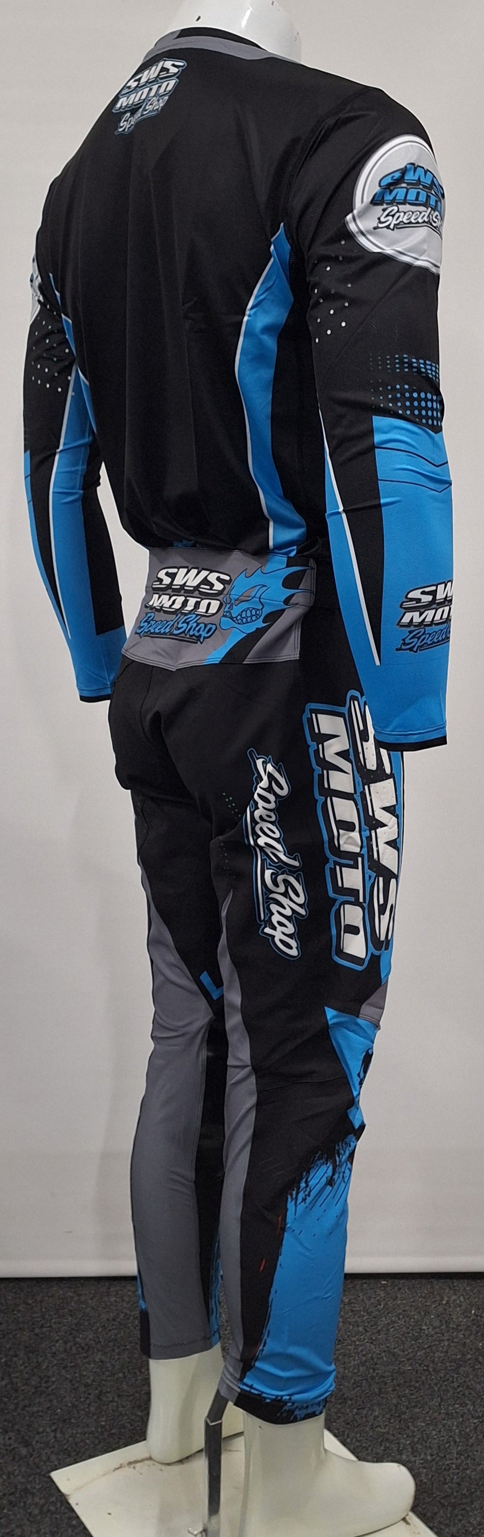 SWS Moto SpeedShop Kit Blue Black