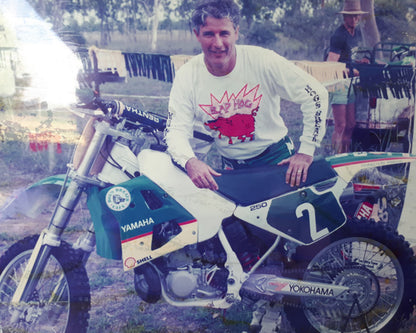 SWS Moto Bad Hog Airflex Jersey White Orange