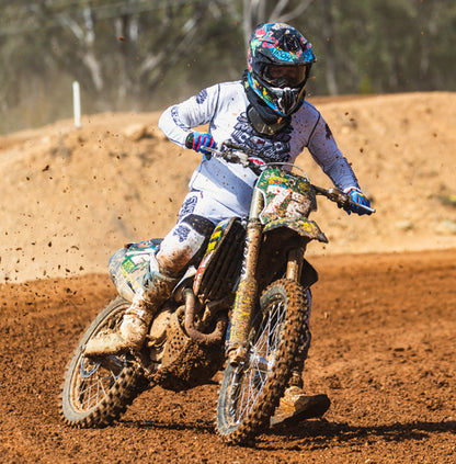 SWS Moto AirFlex Pants Speedshop White