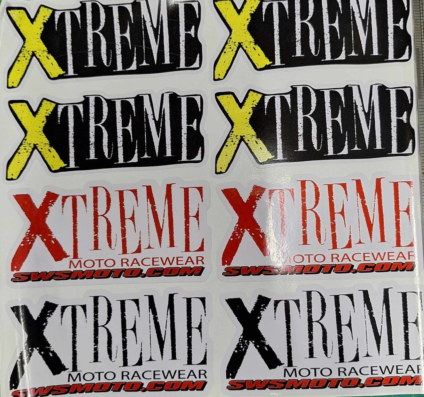 SWS Moto Xtreme Decal packs