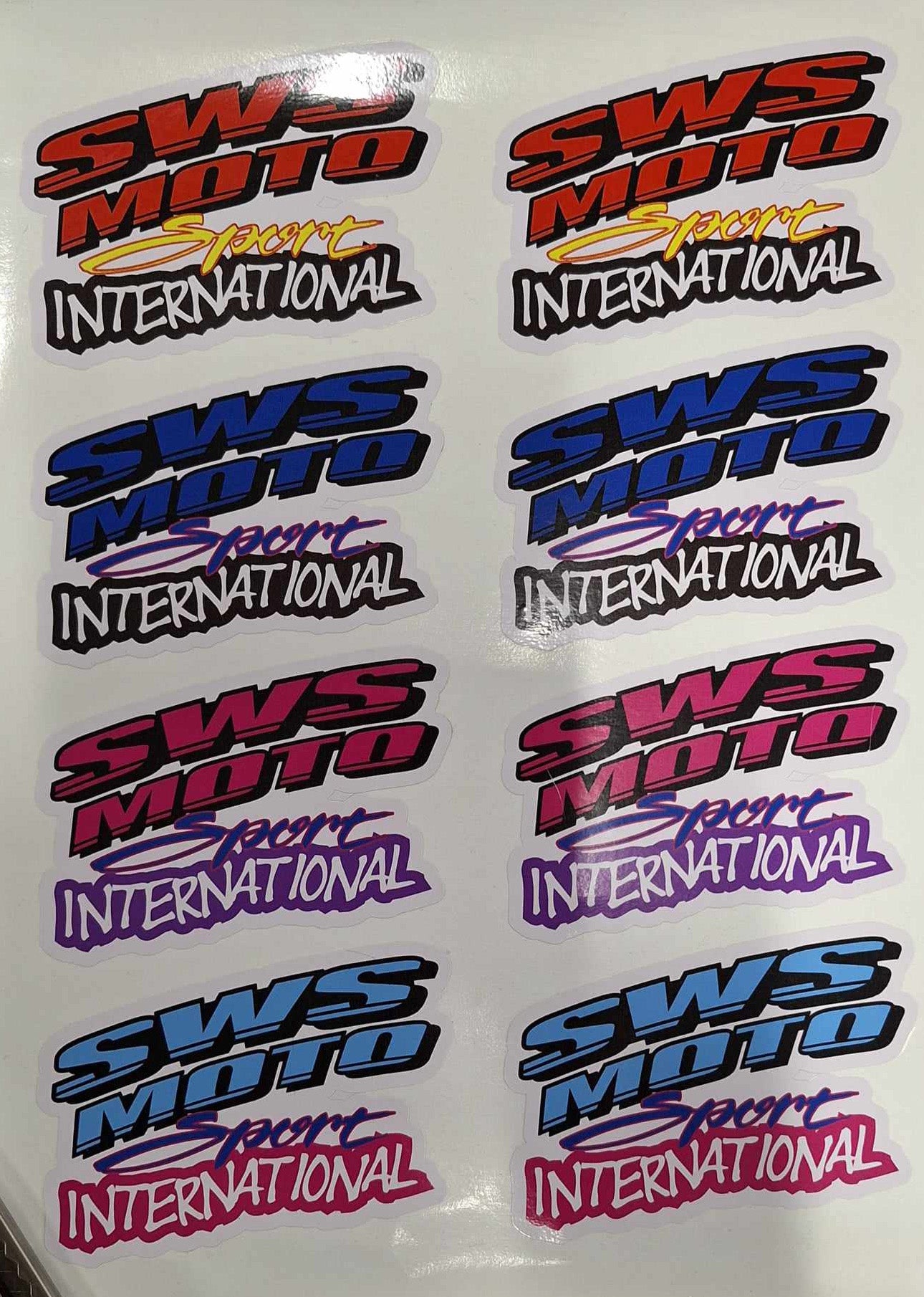 SWS Moto Xtreme Decal packs